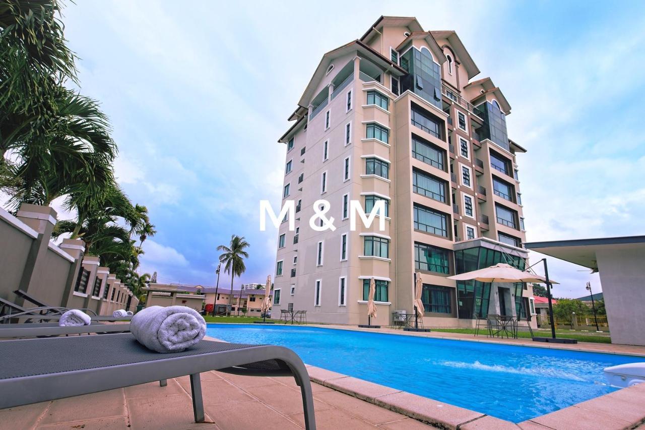 קוטה קינבלו Aa Residen Luxury Condo Homestay 18Mins Walk Tanjung Aru Beach & Golf Course, Not Beach Side Resort מראה חיצוני תמונה