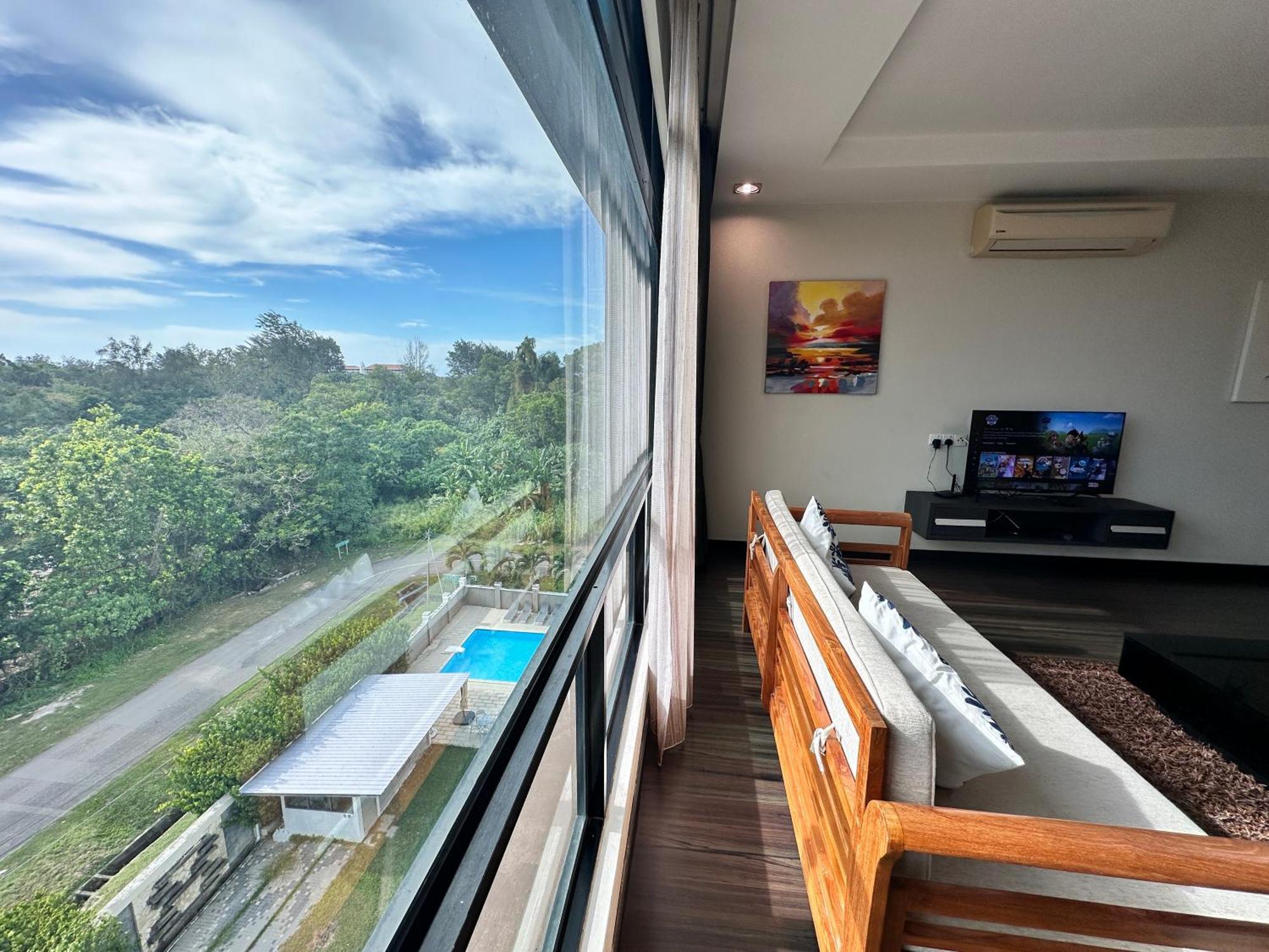 קוטה קינבלו Aa Residen Luxury Condo Homestay 18Mins Walk Tanjung Aru Beach & Golf Course, Not Beach Side Resort מראה חיצוני תמונה